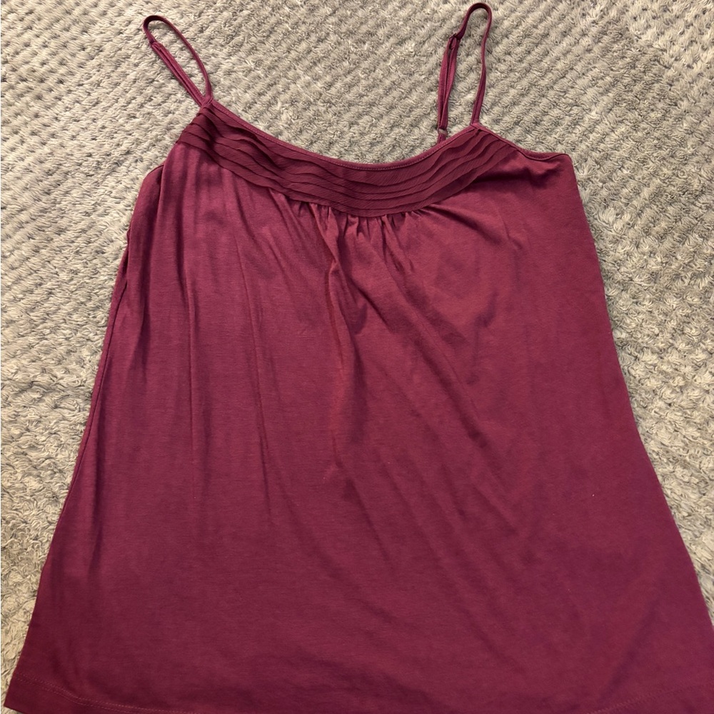 Loft berry colored camisole
